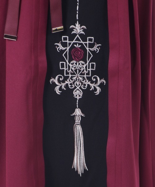 axes femme(アクシーズファム)の「チャイナ風刺繍スカート(スカート・レディース・ブラック/レッド/ネイビー・FREE)」の16枚目の写真