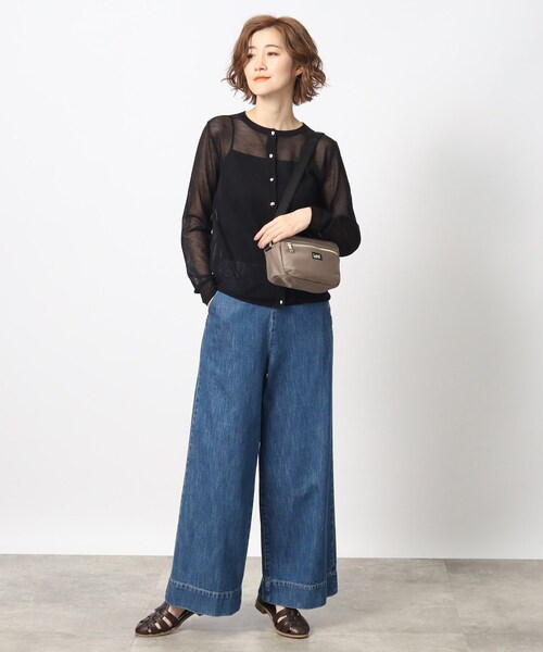 Lee(リー)の「【Lee別注】スクエアショルダー(ショルダーバッグ・レディース・ブラック/レオパード/グレー/ライトベージュ/レッド系1/アイボリー系1/ライトグレー・00)」の11枚目の写真