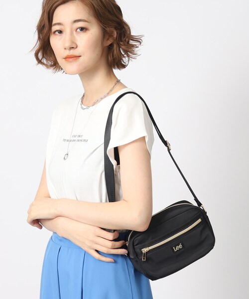 Lee(リー)の「【Lee別注】スクエアショルダー(ショルダーバッグ・レディース・ブラック/レオパード/グレー/ライトベージュ/レッド系1/アイボリー系1/ライトグレー・00)」の13枚目の写真