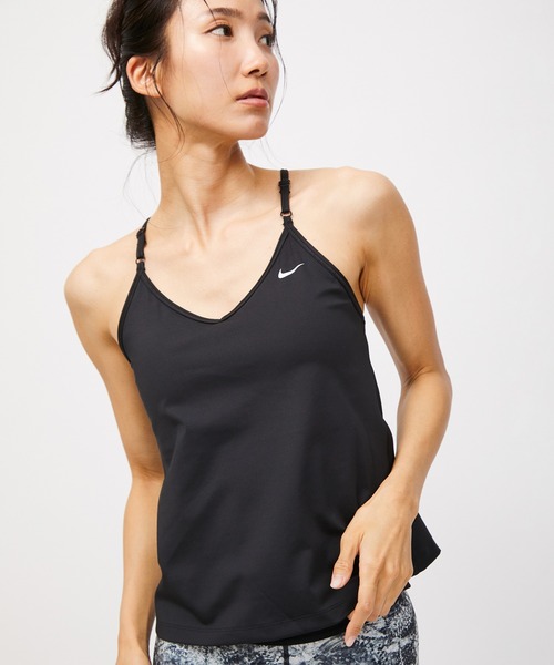 NERGY（ナージー）の「【NIKE】ナイキ インディ ブラ タンクトップ ウィメンズ（キャミソール・レディース・ブラック/ホワイト・L/M/S）」の6枚目の写真