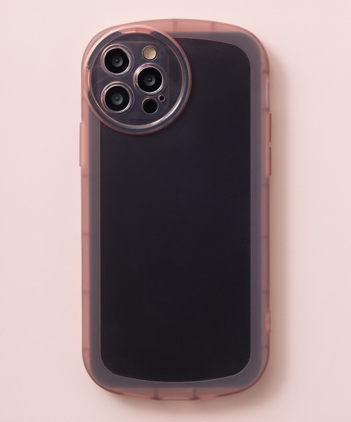 emonique（エモニーク）の「iPhoneケース カバー クリア プロテクション【SE/11/11pro/12/12pro/13/13pro/14/14pro対応】（スマホケース/カバー・レディース・ピンク/ホワイト/イエロー/パープル/ブラック/ブルー・B/C/D/E/F/G/H/I/A）」の12枚目の写真