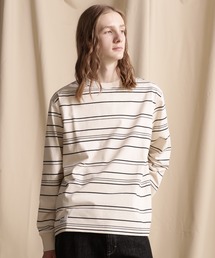 schott | 【直営限定】Schott/ショット/RANDOM BORDER LS T-SHIRT/ランダムボーダー ロンT(Tシャツ/カットソー)