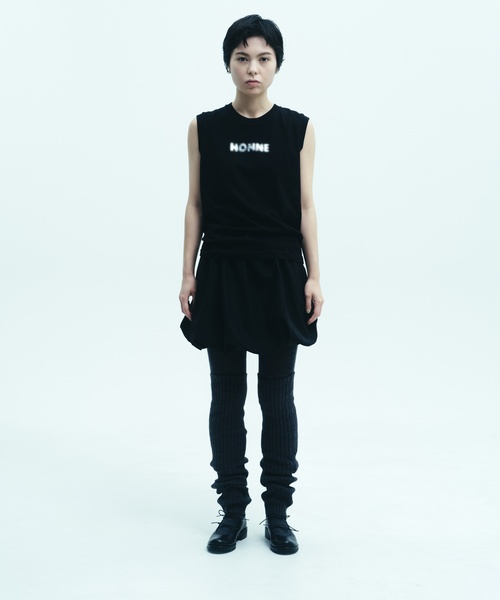 Charles Chaton(シャルルシャトン)の「HONNE タンクトップ(タンクトップ・レディース・ブラック/ホワイト・FREE)」の3枚目の写真