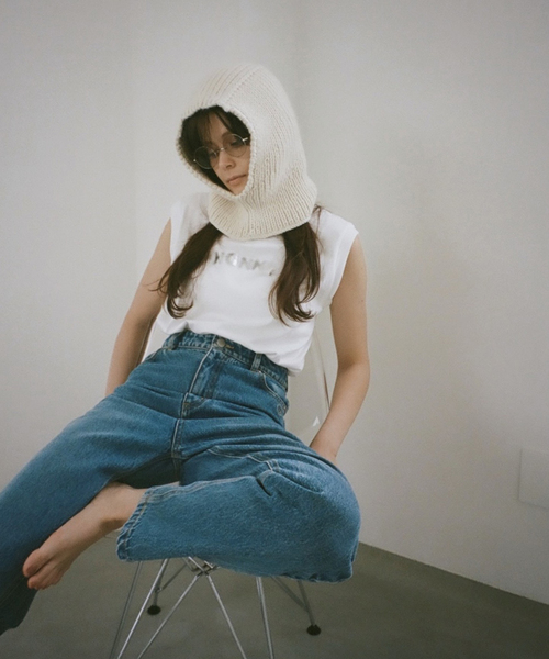 Charles Chaton(シャルルシャトン)の「HONNE タンクトップ(タンクトップ・レディース・ブラック/ホワイト・FREE)」の9枚目の写真