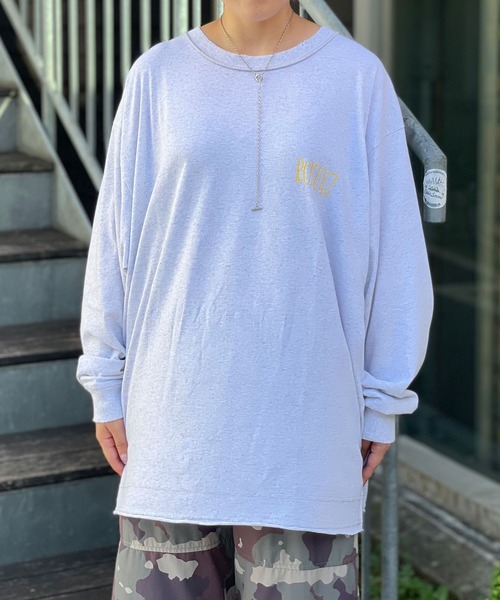 CIAOPANIC(チャオパニック)の「ダメージオーバーロゴロンT(Tシャツ/カットソー・レディース・グレー/チャコールグレー/ブルー・MEDIUM/LARGE)」の21枚目の写真