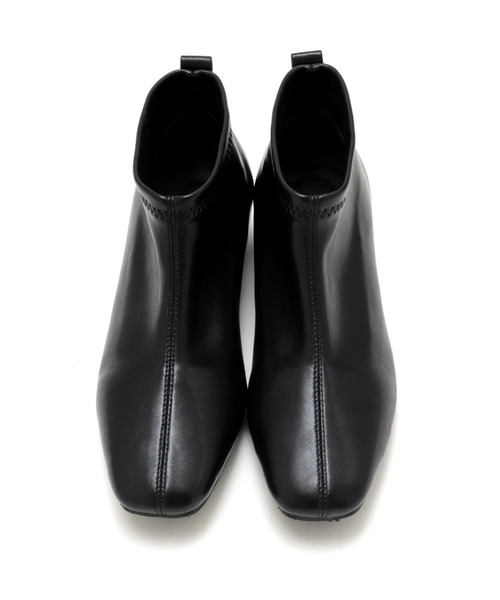 SOROTTO（ソロット）の「ふかふかインソール/スクエアトゥのストレッチアンクルブーツ（ブーツ・レディース・ブラック/ライトブラウン/ベージュ・3L/S/L/M/LL）」の19枚目の写真