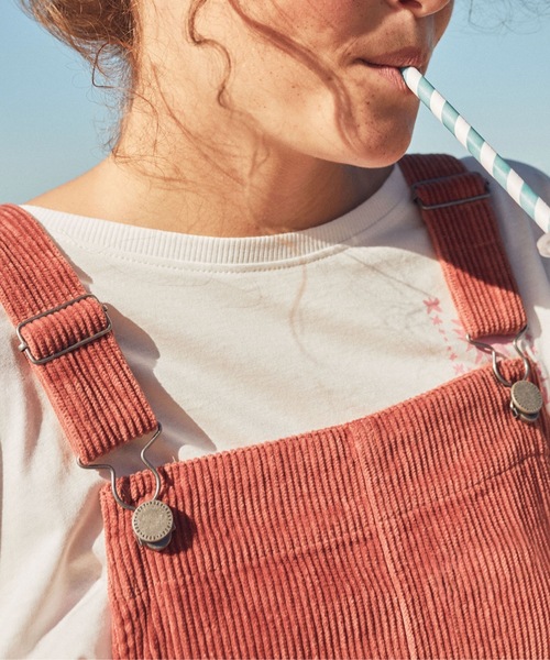 【セール】HEAR YOU CALLING/ロキシーキッズコーデュロイサロペット（サロペット/オーバーオール）｜ROXY（ロキシー）