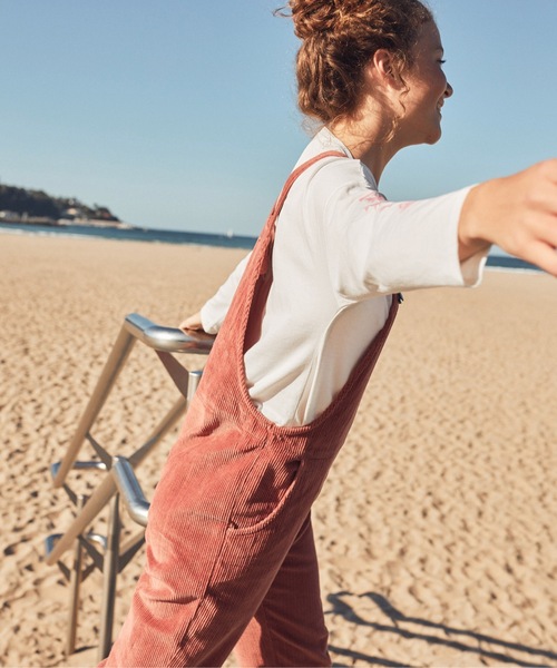 【セール】HEAR YOU CALLING/ロキシーキッズコーデュロイサロペット（サロペット/オーバーオール）｜ROXY（ロキシー）