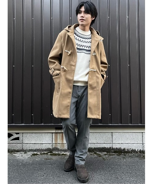 BACK NUMBER（バックナンバー）の「【BACK NUMBER】【エクストラサーモ】ダッフルコート（ダッフルコート・メンズ・ベージュ/ネイビー・M/L/XL）」の17枚目の写真