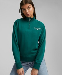 PUMA プーマ ウィメンズ PUMA TEAM ハーフジップ スウェット