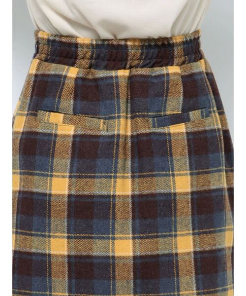 jouetie(ジュエティ)の「レースアップボックスミニスカート(スカート・レディース・ブルー/ブラック/イエロー・MEDIUM)」の8枚目の写真