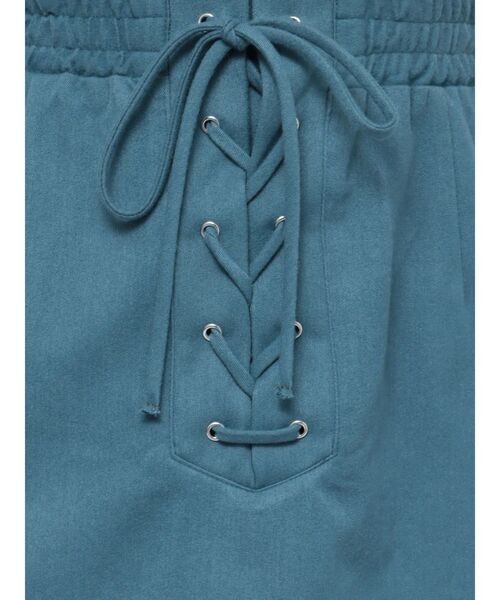 jouetie(ジュエティ)の「レースアップボックスミニスカート(スカート・レディース・ブルー/ブラック/イエロー・MEDIUM)」の11枚目の写真