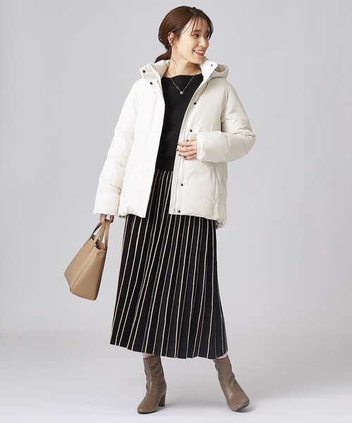 DRESKIP(ドレスキップ)の「◆【セットアップ可/洗える】上品でフェミニンな ニットスカート【ここちイージー】(スカート・レディース・ベージュ系その他2/ブルー/ブラック系2/ブラック/ブラック系5・02/03/04)」の19枚目の写真