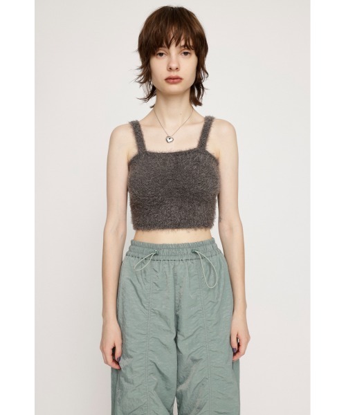SLY（スライ）の「SHAGGY BRA TOP シャギー ブラトップ（ニット