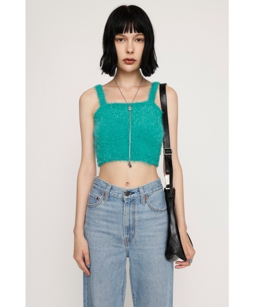 SLY（スライ）の「SHAGGY BRA TOP シャギー ブラトップ（ニット
