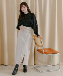 HEYUMM | ボタンディテールスカート(スカート)
