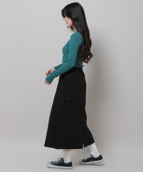 3.3 Field Trip （3.3フィールドトリップ）の「3.3 Field Trip／スリムフィットロングスリーブ  2978692（Tシャツ/カットソー・レディース・アイボリー/グリーン/イエロー/ブラック・FREE）」の20枚目の写真