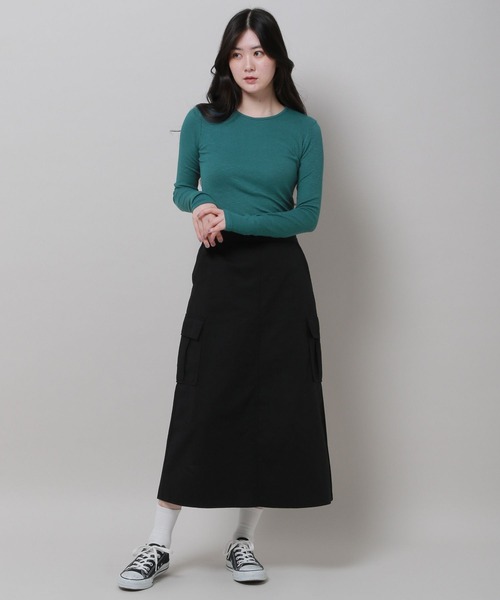 3.3 Field Trip （3.3フィールドトリップ）の「3.3 Field Trip／スリムフィットロングスリーブ  2978692（Tシャツ/カットソー・レディース・アイボリー/グリーン/イエロー/ブラック・FREE）」の21枚目の写真