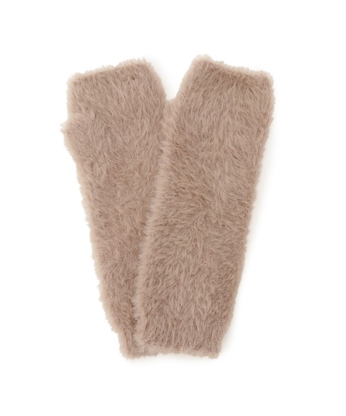 ROPE' PICNIC（ロペピクニック）の「シャギーフィンガーレスグローブ（手袋・レディース・ピンク/キナリ/ベージュ・FREE）」の8枚目の写真