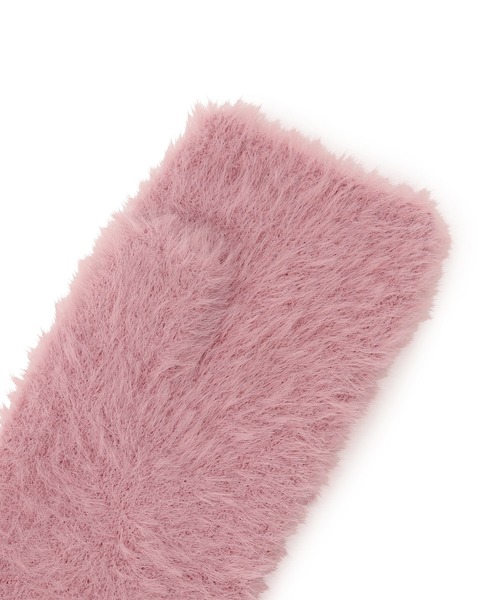 ROPE' PICNIC（ロペピクニック）の「シャギーフィンガーレスグローブ（手袋・レディース・ピンク/キナリ/ベージュ・FREE）」の9枚目の写真