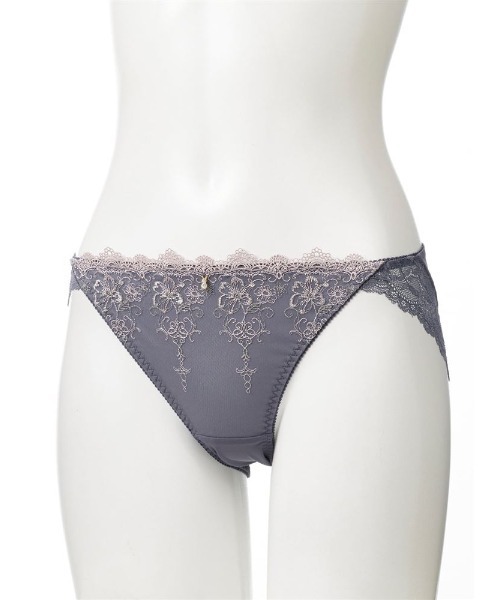 tutuanna（チュチュアンナ）の「ショーツレディース [特盛ブラ]フラムールトワレフルショーツ（ショーツ・レディース・サックスブルー/アイボリー/オリーブ/エンジ/グレー/チャコール/ピンク/グレイッシュブルー・M/L）」の10枚目の写真