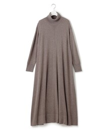 【WOMEN】ANTI PILLING WOOL Aラインワンピース