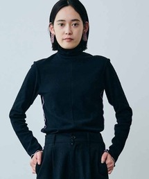 MEDE19F 吸湿発熱コットンハイネックトップス