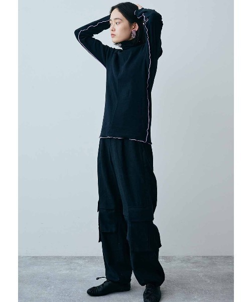 MEDE19F（メデジュウキュウ）の「ＭＥＤＥ１９Ｆ　吸湿発熱コットンハイネックトップス（その他トップス・レディース・ブラウン/ベージュ/チャコールグレー・X-LARGE/MEDIUM/LARGE）」の5枚目の写真