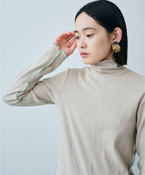 MEDE19F（メデジュウキュウ）の「ＭＥＤＥ１９Ｆ　吸湿発熱コットンハイネックトップス（その他トップス・レディース・ブラウン/ベージュ/チャコールグレー・X-LARGE/MEDIUM/LARGE）」の8枚目の写真