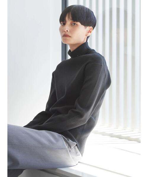 AMERICAN HOLIC(アメリカンホリック)の「バイパチリブタートルニットプルオーバー(ニット/セーター・レディース・ブラック/その他9/アイボリー/ブラウン/レッド・M/L)」の17枚目の写真