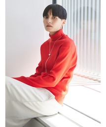 AMERICAN HOLIC | バイパチリブタートルニットプルオーバー(ニット/セーター)