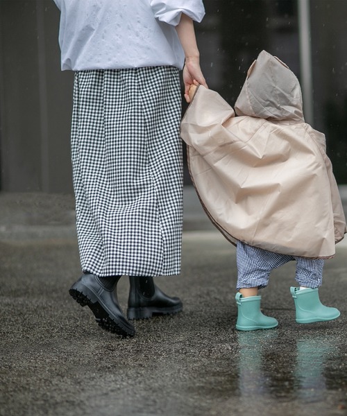 menue（メヌエ）の「トラックソール リブニット切り替え レインブーツ（レインシューズ・レディース・ブラック・36/40/39/41/38/37）」の22枚目の写真