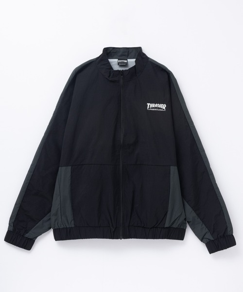 THRASHER（スラッシャー）の「【THRASHER/スラッシャー】 裏メッシュブルゾン（ブルゾン・メンズ・グリーン/ホワイト/ブラック/ブラック×グレー/パープル/グレー・L/XL/M）」の4枚目の写真