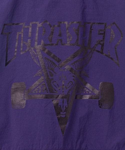 THRASHER（スラッシャー）の「【THRASHER/スラッシャー】 裏メッシュブルゾン（ブルゾン・メンズ・グリーン/ホワイト/ブラック/ブラック×グレー/パープル/グレー・L/XL/M）」の13枚目の写真