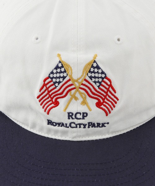 M TO R（ムウトアール）の「【ROYAL CITY PARK】FLAG CAP（キャップ・レディース・ホワイト・FREE）」の6枚目の写真