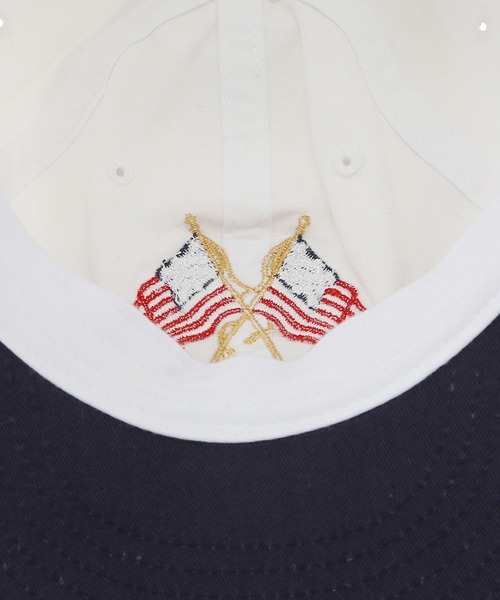 M TO R（ムウトアール）の「【ROYAL CITY PARK】FLAG CAP（キャップ・レディース・ホワイト・FREE）」の7枚目の写真
