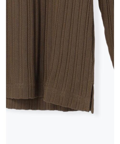 新品未使用　gasa*ガサ　レース付ハイネックカットソー Samansa Mos2（サマンサ モスモス）の「パターンメッシュレース