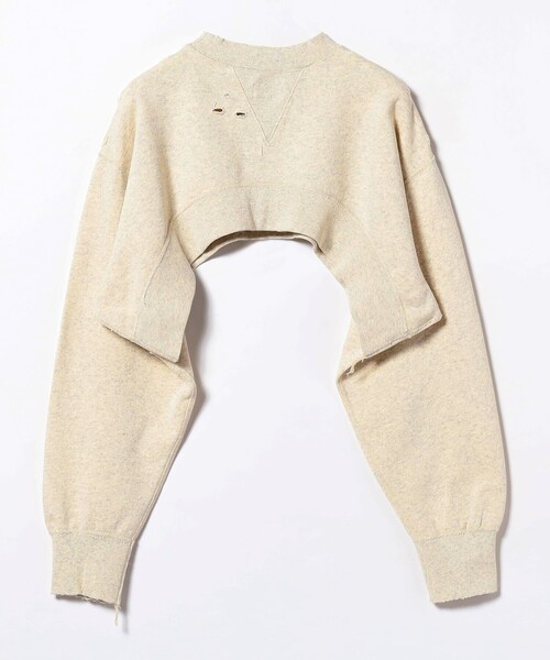 Ray BEAMS（レイビームス）の「PENNEY’S × Ray BEAMS / 別注 ショート スウェット（スウェット・レディース・サックスブルー/ナチュラル・ONE SIZE）」の6枚目の写真