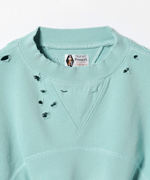 Ray BEAMS（レイビームス）の「PENNEY’S × Ray BEAMS / 別注 ショート スウェット（スウェット・レディース・サックスブルー/ナチュラル・ONE SIZE）」の12枚目の写真