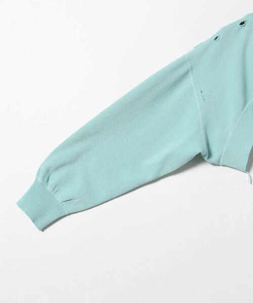 Ray BEAMS（レイビームス）の「PENNEY’S × Ray BEAMS / 別注 ショート スウェット（スウェット・レディース・サックスブルー/ナチュラル・ONE SIZE）」の13枚目の写真