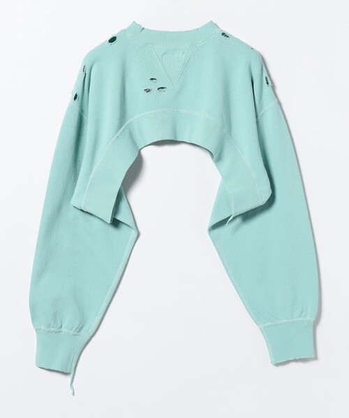 Ray BEAMS（レイビームス）の「PENNEY’S × Ray BEAMS / 別注 ショート スウェット（スウェット・レディース・サックスブルー/ナチュラル・ONE SIZE）」の14枚目の写真