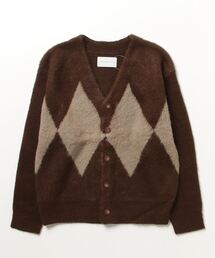 BRICK & SONS | シャギーモヘアタッチダイヤニットカーディガン(カーディガン/ボレロ)