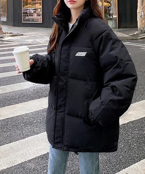 Miniministore(ミニミニストア)の「エコダウンジャケット 防寒防風中綿コート(ダウンジャケット/コート・レディース・ロイヤルブルー/ブラック/アイボリー・XL/L/M)」の8枚目の写真