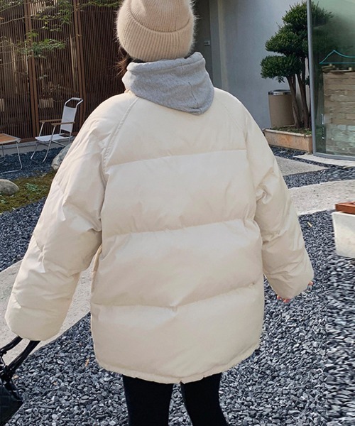 Miniministore(ミニミニストア)の「エコダウンジャケット 防寒防風中綿コート(ダウンジャケット/コート・レディース・ロイヤルブルー/ブラック/アイボリー・XL/L/M)」の11枚目の写真