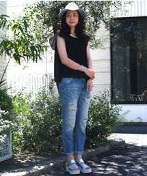 Another Edition | ヨウリョウラッフルショートスリーブ/AEFC Ｃヨウリュウ　RUFF　15FW◆(シャツ/ブラウス)