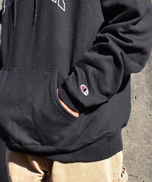 Champion(チャンピオン)の「【ヴィンテージ古着】Champion/チャンピオン FOULPLAY スウェットパーカー(パーカー・メンズ・ブラック・LARGE)」の12枚目の写真
