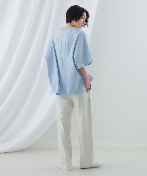 Ray BEAMS（レイビームス）の「Champion × Ray BEAMS / 別注 リバースウィーブ(R) パンツ（スウェットパンツ・レディース・ブラック/ナチュラル/ミント・SMALL/MEDIUM）」の6枚目の写真