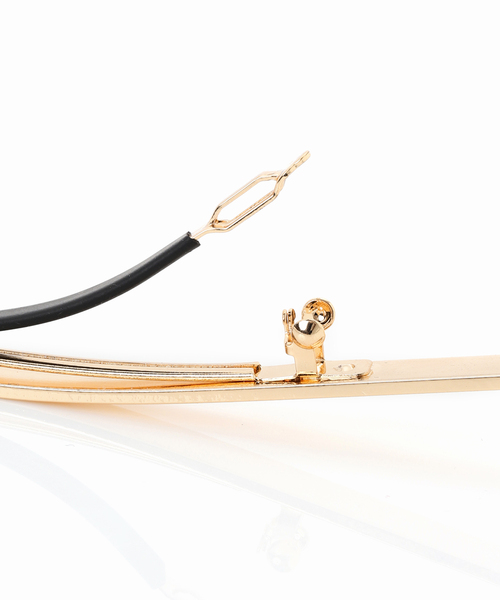 SLOBE IENA(スローブイエナ)の「SLOBE スクエアバレッタ(バレッタ/ヘアクリップ・レディース・シルバー/ゴールド・FREE)」の10枚目の写真