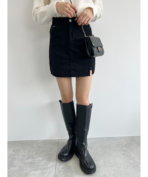 PHILLY（フィリー）の「【PHILLY】コーデュロイタイトミニスカート（スカート・レディース・アイボリー/ブラック・FREE）」の11枚目の写真