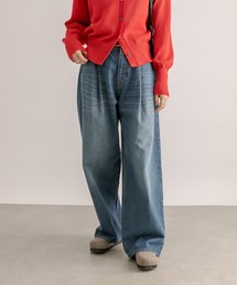 RIVE DROITE | MONN.:.(モン)/タックワイドデニム(デニムパンツ)